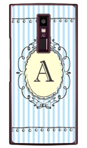 Cf LTD イニシャル アルファベット A サックス (クリア) URBANO V04 au Coverfullv04 スマホ 本体 保護 ケース 手帳型ケース 手帳型 クリアケース 保護 フィルム ソフト カバー ソフトカバー ハードケ