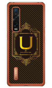 Cf LTD ���O�W���A���[�C�j�V���� U �S�[���h�C�G���[ �i�N���A�j fot OPPO Find X2 Pro OPG01 au Coverfull oppo find x2 pro opg01 �P�[�X oppo find x2 pro opg01 �J�o�[ opg01 �P�[�X opg01 �J�o�[ �I�b�|�t�@�C���hX2�v