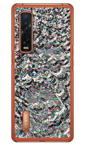 ノイジー サーフェイス (クリア) fot OPPO Find X2 Pro OPG01 au Coverfull スマホケース ハードケース oppo find x2 pro opg01 ケース oppo find x2 pro opg01 カバー opg01 ケース opg01 カバー オッポファインドX2プロ