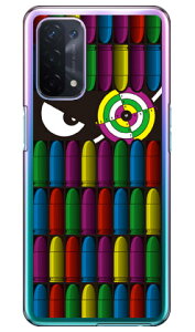 スナイパーくん クレイジーバレット (クリア) OPPO A54 5G OPG02 au・MVNOスマホ(SIMフリー端末) YESNO ハードケースopg02 スマホ 本体 保護 ケース 手帳 カバー 耐衝撃 ショルダー 透明 シリコン