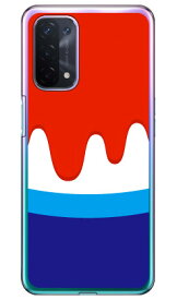 かき氷 （ソフトTPUクリア） OPPO A54 5G OPG02 au・MVNOスマホ（SIMフリー端末） YESNO 受注生産 スマホケース ソフトケースopg02 スマホ 本体 保護 ケース 手帳 カバー 耐衝撃 ショルダー 透明 シリコン ケース スマホケース クリアケース case 送料無料