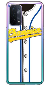 Cf LTD ベースボールユニフォーム ホワイト×ブルー (クリア) OPPO A54 5G OPG02 au・MVNOスマホ(SIMフリー端末) Coverfullopg02 スマホ 本体 保護 ケース 手帳 カバー 耐衝撃 ショルダー 透明 シリコン