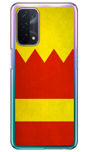 Cf LTD ダービーコレクション 競馬 騎手 勝負服 21 赤・袖黄一本輪・黄鋸歯形 (クリア) OPPO A54 5G OPG02 au・MVNOスマホ(SIMフリー端末) Coverfullopg02 スマホ 本体 保護 ケース 手帳 カバー 耐衝撃