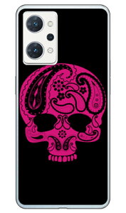 Paisley skull �u���b�N �i�\�t�gTPU�N���A�j design by ROTM OPPO Reno7 A OPG04�EA201OP�ECPH2353 au�EY!mobile�E�y�V���o�C���EMVNO�X�}�z�iSIM�t���[�[���j SECOND SKINopg04 �X�}�z �{�� �ی� �P�[�X �J�o�[ �o���p�[
