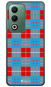 Tartan check ���b�h (�N���A) design by Moisture OPPO A5 5G OPG06 A502OP CPH2735 SECOND SKIN �{�� �ی� �n�[�h�P�[�X �X�}�z�J�o�[�@��������