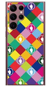 F rhombuses }` iNAj design by ROTM Galaxy S22 Ultra SCG14 SC-52C auEdocomo SECOND SKIN n[hP[Xau scg14 sc-52c P[X scg14 sc-52c Jo[ galaxy s22Eg P[X galaxy s22Eg Jo[ MNV