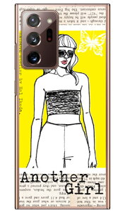 Hal Ikeda 「Another Girl イエロー」 Galaxy Note20 Ultra 5G SCG06・SC-53A au・docomo SECOND SKIN au scg06 ケース scg06 カバー galaxy note20 ultra 5g ケース galaxy note20 ultra 5g カバー ギャラクシーノート20ウルトラ5g ケー