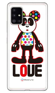 Love Panda i\tgTPUNAj design by Moisture Galaxy A51 5G SCG07ESC-54A auEdocomo SECOND SKIN au scg07 P[X scg07 Jo[ galaxy a51 5g P[X galaxy a51 5g Jo[ MNV[A51 5g P[X MNV[A51 5g 