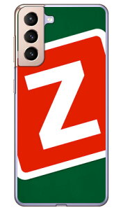 Cf LTD キャンプ イニシャル グリーン×レッド Z (クリア) Galaxy S21 5G SCG09・SC-51B au・docomo Coverfull galaxy s21 5g scg09 sc-51b ケース galaxy s21 5g scg09 sc-51b カバー scg09 sc-51b ケース scg09 sc-51b カバー 送料