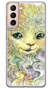 Rainbow Cat design by KYOTARO �i�N���A�j Galaxy S21 5G SCG09�ESC-51B au�Edocomo SECOND SKIN �n�[�h�P�[�X galaxy s21 5g scg09 sc-51b �P�[�X galaxy s21 5g scg09 sc-51b �J�o�[ scg09 sc-51b �P�[�X scg09 sc-51b �J�o�[ ��������