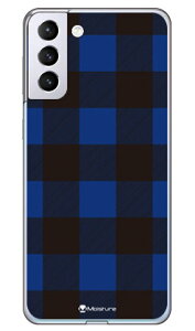 Buffalo check �u���[ �i�\�t�gTPU�N���A�j design by Moisture Galaxy S21+ 5G SCG10 au SECOND SKIN au scg10 �P�[�X scg10 �J�o�[ galaxy s21 plus 5g�P�[�X galaxy s21 plus 5g�J�o�[ �M�����N�V�[ s21 �v���X 5G �P�[�X �M�����N