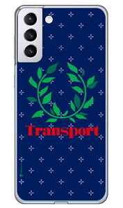 Transport Laurel �N���X�h�b�g �l�C�r�[ �i�\�t�gTPU�N���A�j design by Moisture Galaxy S21+ 5G SCG10 au SECOND SKIN au scg10 �P�[�X scg10 �J�o�[ galaxy s21 plus 5g�P�[�X galaxy s21 plus 5g�J�o�[ �M�����N�V�[ s21 �v���X 
