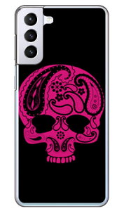 Paisley skull �u���b�N �i�N���A�j design by ROTM Galaxy S21+ 5G SCG10 au SECOND SKIN au scg10 �P�[�X scg10 �J�o�[ galaxy s21 plus 5g�P�[�X galaxy s21 plus 5g�J�o�[ �M�����N�V�[ s21 �v���X 5G �P�[�X �M�����N�V�[ s21 