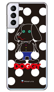 Doggy �z���C�g�h�b�g �i�N���A�j design by Moisture Galaxy S21+ 5G SCG10 au SECOND SKIN au scg10 �P�[�X scg10 �J�o�[ galaxy s21 plus 5g�P�[�X galaxy s21 plus 5g�J�o�[ �M�����N�V�[ s21 �v���X 5G �P�[�X �M�����N�V�[ s