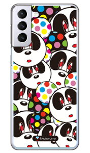 Panda Face �i�N���A�j design by Moisture Galaxy S21+ 5G SCG10 au SECOND SKIN au scg10 �P�[�X scg10 �J�o�[ galaxy s21 plus 5g�P�[�X galaxy s21 plus 5g�J�o�[ �M�����N�V�[ s21 �v���X 5G �P�[�X �M�����N�V�[ s21 �v���X 5G 