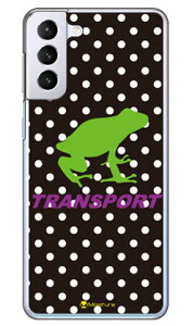 TRANSPORT FROG �u���b�N×�p�[�v�� �i�N���A�j design by Moisture Galaxy S21+ 5G SCG10 au SECOND SKIN au scg10 �P�[�X scg10 �J�o�[ galaxy s21 plus 5g�P�[�X galaxy s21 plus 5g�J�o�[ �M�����N�V�[ s21 �v���X 5G �P�[�X ����