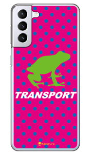TRANSPORT FROG �s���N×�z���C�g �i�N���A�j design by Moisture Galaxy S21+ 5G SCG10 au SECOND SKIN au scg10 �P�[�X scg10 �J�o�[ galaxy s21 plus 5g�P�[�X galaxy s21 plus 5g�J�o�[ �M�����N�V�[ s21 �v���X 5G �P�[�X �M����