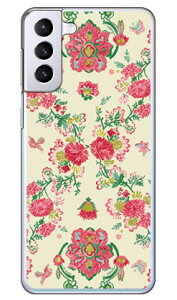 SINDEE �uNation Flower�v �i�N���A�j Galaxy S21+ 5G SCG10 au SECOND SKIN �n�[�h�P�[�X au scg10 �P�[�X scg10 �J�o�[ galaxy s21 plus 5g�P�[�X galaxy s21 plus 5g�J�o�[ �M�����N�V�[ s21 �v���X 5G �P�[�X �M�����N�V�[ s2