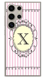 Cf LTD �C�j�V���� �A���t�@�x�b�g X �s���N (�N���A) Galaxy S24 Ultra SCG26 SC-52E SM-S928Q Coverfull �{�� �ی� �n�[�h�P�[�X �X�}�z�J�o�[�@��������