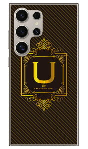 Cf LTD ���O�W���A���[�C�j�V���� U �S�[���h�C�G���[ (�N���A) Galaxy S24 Ultra SCG26 SC-52E SM-S928Q Coverfull �{�� �ی� �n�[�h�P�[�X �X�}�z�J�o�[�@��������