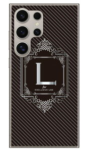 Cf LTD ���O�W���A���[�C�j�V���� L �V���o�[�O���[ (�N���A) Galaxy S24 Ultra SCG26 SC-52E SM-S928Q Coverfull �{�� �ی� �n�[�h�P�[�X �X�}�z�J�o�[�@��������