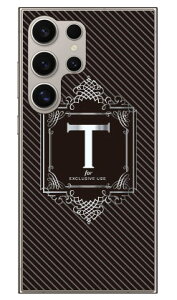 Cf LTD ���O�W���A���[�C�j�V���� T �V���o�[�O���[ (�N���A) Galaxy S24 Ultra SCG26 SC-52E SM-S928Q Coverfull �{�� �ی� �n�[�h�P�[�X �X�}�z�J�o�[�@��������