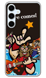 Rock���₶ (�N���A) design by Ringo Galaxy S24 FE SCG30 SM-S721Q Coverfull �{�� �ی� �n�[�h�P�[�X �X�}�z�J�o�[�@��������