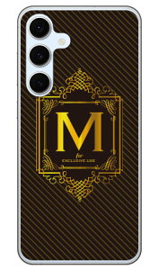 Cf LTD ���O�W���A���[�C�j�V���� M �S�[���h�C�G���[ (�N���A) Galaxy S24 FE SCG30 SM-S721Q Coverfull �{�� �ی� �n�[�h�P�[�X �X�}�z�J�o�[�@��������