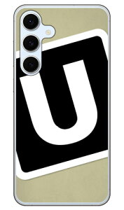 Cf LTD �L�����v �C�j�V���� �x�[�W��×�u���b�N U (�N���A) Galaxy S24 FE SCG30 SM-S721Q Coverfull �{�� �ی� �n�[�h�P�[�X �X�}�z�J�o�[�@��������