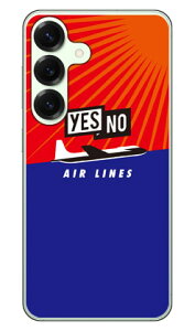 YESNO AIR LINES ���b�h×�u���[ (�N���A) Galaxy S25 SCG31 SC-51F SM-S931Z SM-S931Q YESNO �{�� �ی� �n�[�h�P�[�X �X�}�z�J�o�[�@��������
