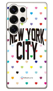 NYC �}���`�n�[�g�h�b�g�z���C�g (�N���A) design by Moisture Galaxy S25 Ultra SCG32 SC-52F SM-S938Z SM-S938Q SECOND SKIN �{�� �ی� �n�[�h�P�[�X �X�}�z�J�o�[�@��������