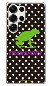 TRANSPORT FROG �u���b�N×�p�[�v�� (�N���A) design by Moisture Galaxy S25 Ultra SCG32 SC-52F SM-S938Z SM-S938Q SECOND SKIN �{�� �ی� �n�[�h�P�[�X �X�}�z�J�o�[�@��������