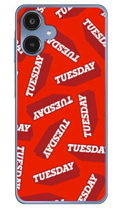 TUESDAY ���b�h (�N���A) Galaxy A25 5G SCG33 SC-53F SM-A253Z SM-A253C SM-A253Q Coverfull �{�� �ی� �n�[�h�P�[�X �X�}�z�J�o�[�@��������
