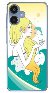 Dolphin (�N���A) design by ���������� Galaxy A25 5G SCG33 SC-53F SM-A253Z SM-A253C SM-A253Q Coverfull �{�� �ی� �n�[�h�P�[�X �X�}�z�J�o�[�@��������