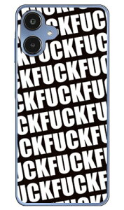 Cf LTD FUCK�i�t�@�b�N�j �p�^�[�� �u���b�N (�N���A) Galaxy A25 5G SCG33 SC-53F SM-A253Z SM-A253C SM-A253Q Coverfull �{�� �ی� �n�[�h�P�[�X �X�}�z�J�o�[�@��������