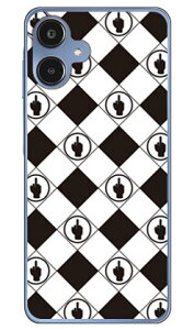 F rhombuses �z���C�g×�u���b�N (�N���A) design by ROTM Galaxy A25 5G SCG33 SC-53F SM-A253Z SM-A253C SM-A253Q SECOND SKIN �{�� �ی� �n�[�h�P�[�X �X�}�z�J�o�[�@��������