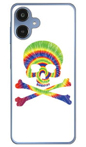 Psychedelic skull �O���[��×�C�G���[ (�N���A) design by ROTM Galaxy A25 5G SCG33 SC-53F SM-A253Z SM-A253C SM-A253Q SECOND SKIN �{�� �ی� �n�[�h�P�[�X �X�}�z�J�o�[�@��������