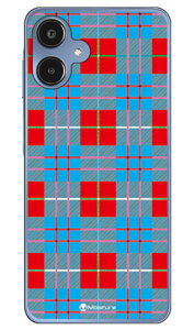 Tartan check ���b�h (�N���A) design by Moisture Galaxy A25 5G SCG33 SC-53F SM-A253Z SM-A253C SM-A253Q SECOND SKIN �{�� �ی� �n�[�h�P�[�X �X�}�z�J�o�[�@��������