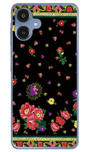 SINDEE �uRussian Flower �i�u���b�N�j�v (�N���A) Galaxy A25 5G SCG33 SC-53F SM-A253Z SM-A253C SM-A253Q SECOND SKIN �{�� �ی� �n�[�h�P�[�X �X�}�z�J�o�[�@��������