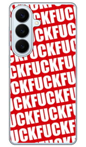 Cf LTD FUCK�i�t�@�b�N�j �p�^�[�� ���b�h (�N���A) Galaxy S26 SCG36 SC-51G SM-S942Z SM-S942C SM-S942Q Coverfull �{�� �ی� �n�[�h�P�[�X �X�}�z�J�o�[�@��������