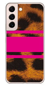 ROTM Leopard ピンク （クリア） design by ROTM Galaxy S22 SCG13 SC-51C au・docomo SECOND SKIN 平面 受注生産 スマホケース ハードケースau scg13 sc-51c ケース scg13 sc-51c カバー galaxy s22 ケース galaxy s22 カバー ギャラクシーS22 ケース 送料無料