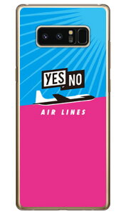 YESNO AIR LINES �T�b�N�X�u���[×�s���N �i�N���A�j Galaxy Note8 SCV37�ESC-01K au�Edocomo YESNO scv37 sc-01k �J�o�[ scv37 sc-01k �P�[�X galaxy note 8 �P�[�X galaxy note 8 scv37 sc-01k �P�[�X �M�����N�V�[�m�[�g8 �J�o�[