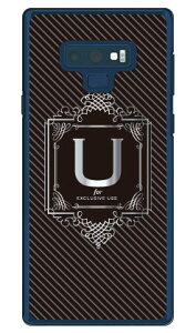 Cf LTD ���O�W���A���[�C�j�V���� U �V���o�[�O���[ �i�N���A�j Galaxy Note9 SCV40�ESC-01L au�Edocomo Coverfull scv40 sc-01l �J�o�[ scv40 sc-01l �P�[�X galaxy note 9 �P�[�X galaxy note 9 scv40 sc-01l �P�[�X ��������