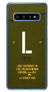 Cf LTD �~���^���[ �C�j�V���� �A���t�@�x�b�g L �J�[�L �i�N���A�j Galaxy S10 SCV41�ESC-03L au�Edocomo�E�y�V���o�C�� Coverfull galaxy s10 scv41 sc-03l �P�[�X galaxy s10 scv41 sc-03l �J�o�[ scv41 sc-03l �P�[�X ����