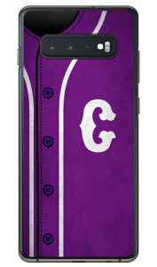 Cf LTD ベースボール イニシャル パープル C (クリア) Galaxy S10+ SCV42・SC-04L・SC-05L au・docomo Coverfull galaxy s10+ scv42 sc-04l sc-05l ケース galaxy s10+ scv42 sc-04l sc-05l カバー scv42 sc-04l sc-05l ケース scv42 sc-04