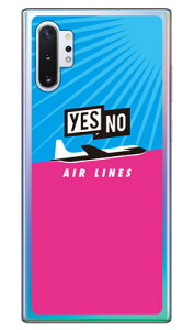 YESNO AIR LINES �T�b�N�X�u���[×�s���N �i�\�t�gTPU�N���A�j Galaxy Note10+ SCV45�ESC-01M au�Edocomo�E�y�V���o�C�� YESNO scv45 sc-01m �J�o�[ scv45 sc-01m �P�[�X galaxy note 10+ �P�[�X galaxy note 10+ scv45 sc-01m �P�[�X