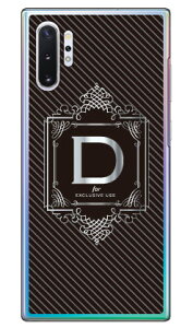 Cf LTD ラグジュアリーイニシャル D シルバーグレー (クリア) Galaxy Note10+ SCV45・SC-01M au・docomo・楽天モバイル Coverfull scv45 sc-01m カバー scv45 sc-01m ケース galaxy note 10+ ケース galaxy note 10+ scv45 sc-01