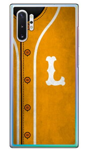 Cf LTD ベースボール イニシャル イエロー L (クリア) Galaxy Note10+ SCV45・SC-01M au・docomo・楽天モバイル Coverfull scv45 sc-01m カバー scv45 sc-01m ケース galaxy note 10+ ケース galaxy note 10+ scv45 sc-01m ケース