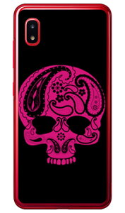 Paisley skull �u���b�N �i�N���A�j design by ROTM Galaxy A20 SCV46�ESC-02M au�Edocomo�EMVNO�X�}�z�iSIM�t���[�[���j SECOND SKIN scv46 sc-02m �J�o�[ scv46 sc-02m �P�[�X galaxy a20 �P�[�X galaxy a20 scv46 sc-02m �P�[�X ����