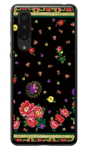 SINDEE �uRussian Flower �i�u���b�N�j�v �i�N���A�j AQUOS zero5G basic DX SHG02�EA002SH au�ESoftBank SECOND SKIN au shg02 a002sh �J�o�[ shg02 a002sh �P�[�X aquos zero5g basic shg02 a002sh �J�o�[ aquos zero5g basic ��������